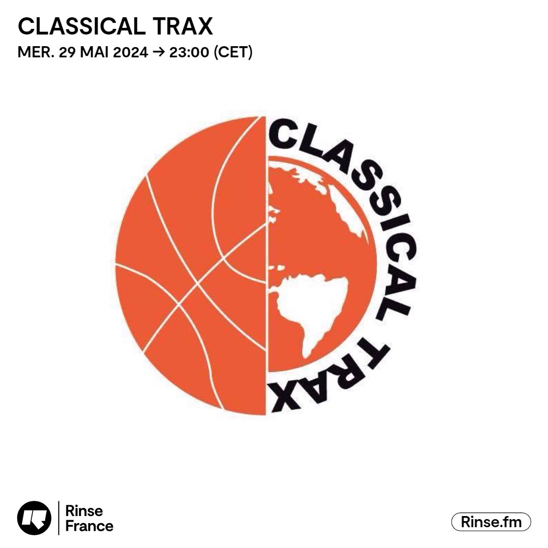 Classical Trax (@classicaltrax) on Twitter photo Big News
Classical Trax is back on your airwaves
Special guest mix celebrating 10 years of club trax
May 29
Only <a href="/RinseFrance/">Rinse France</a>
🏀🏀🏀🏀🏀 Big News
Classical Trax is back on your airwaves
Special guest mix celebrating 10 years of club trax
May 29
Only <a href="/RinseFrance/">Rinse France</a>
🏀🏀🏀🏀🏀