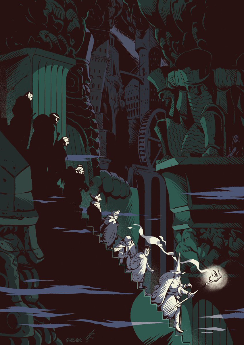 The Fellowship in Moria By Azed
