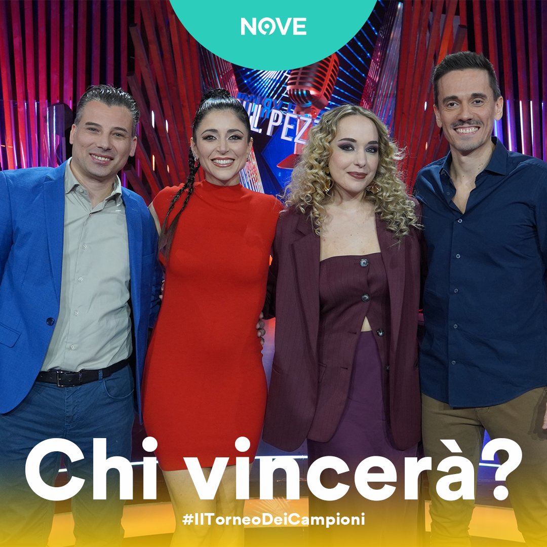 E secondo voi chi vincerà #IlTorneoDeiCampioni di #DontForgetTheLyrics? 🎤 

Vi aspettiamo con @corsi_gabriele da mercoledì sera alle 20:25 in prima TV sul #NOVE