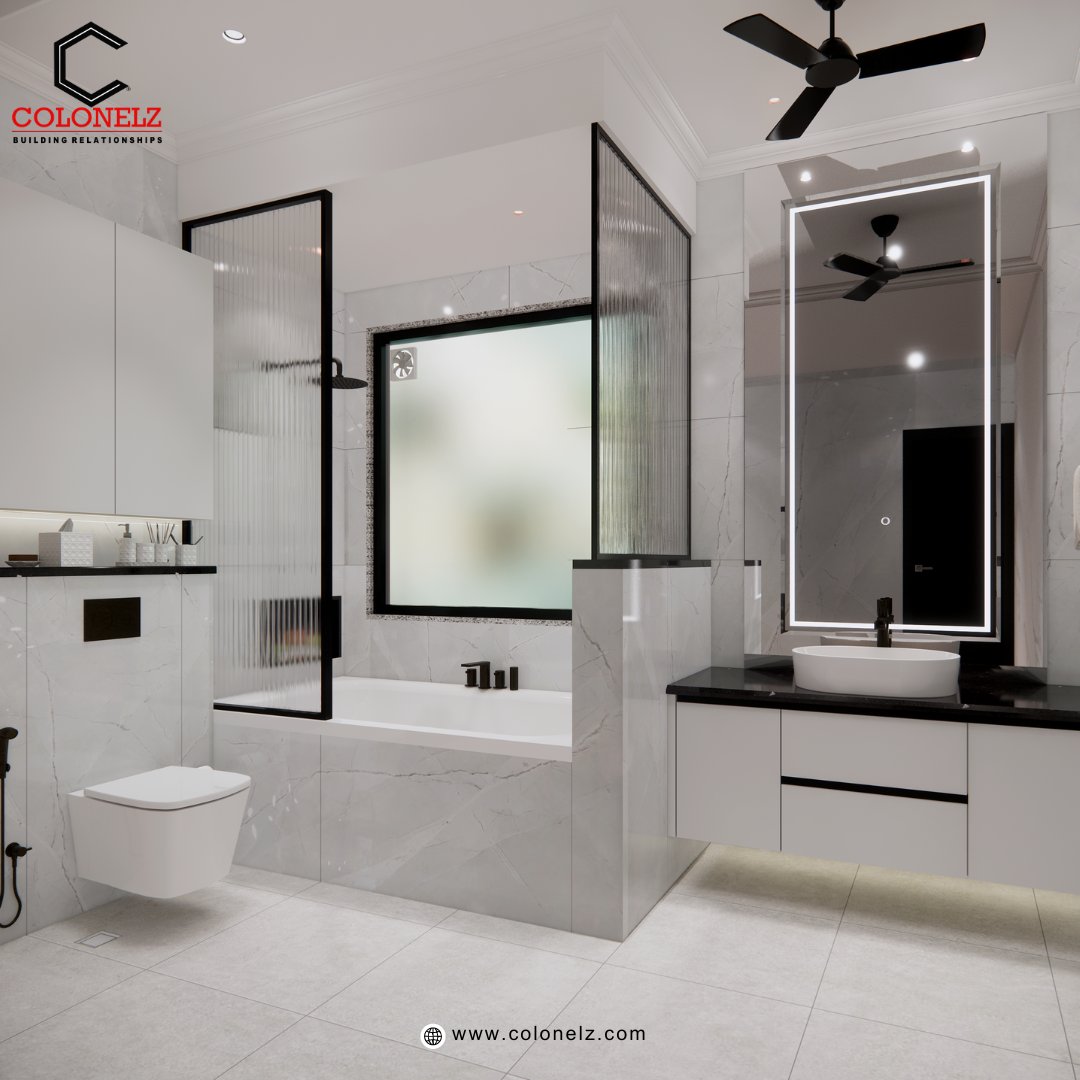 Elevate your daily routine with a touch of luxury 🛁💫 Step into serenity with this bathroom oasis. 

#LuxuryLiving #BathroomGoals #RelaxationStation #HomeSpa #3drender #Colonelz #Interiors #InteriorStudio #InteriorStyling #InteriorDaily #InteriorDesigner #InteriorDesign