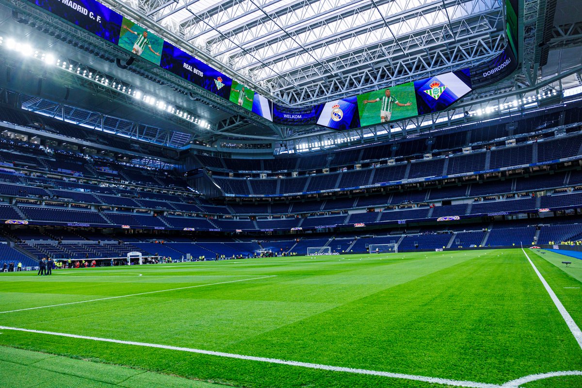 🆕🏟️😜 Pues sí que ha quedado bonito el Santiago Bernabéu.