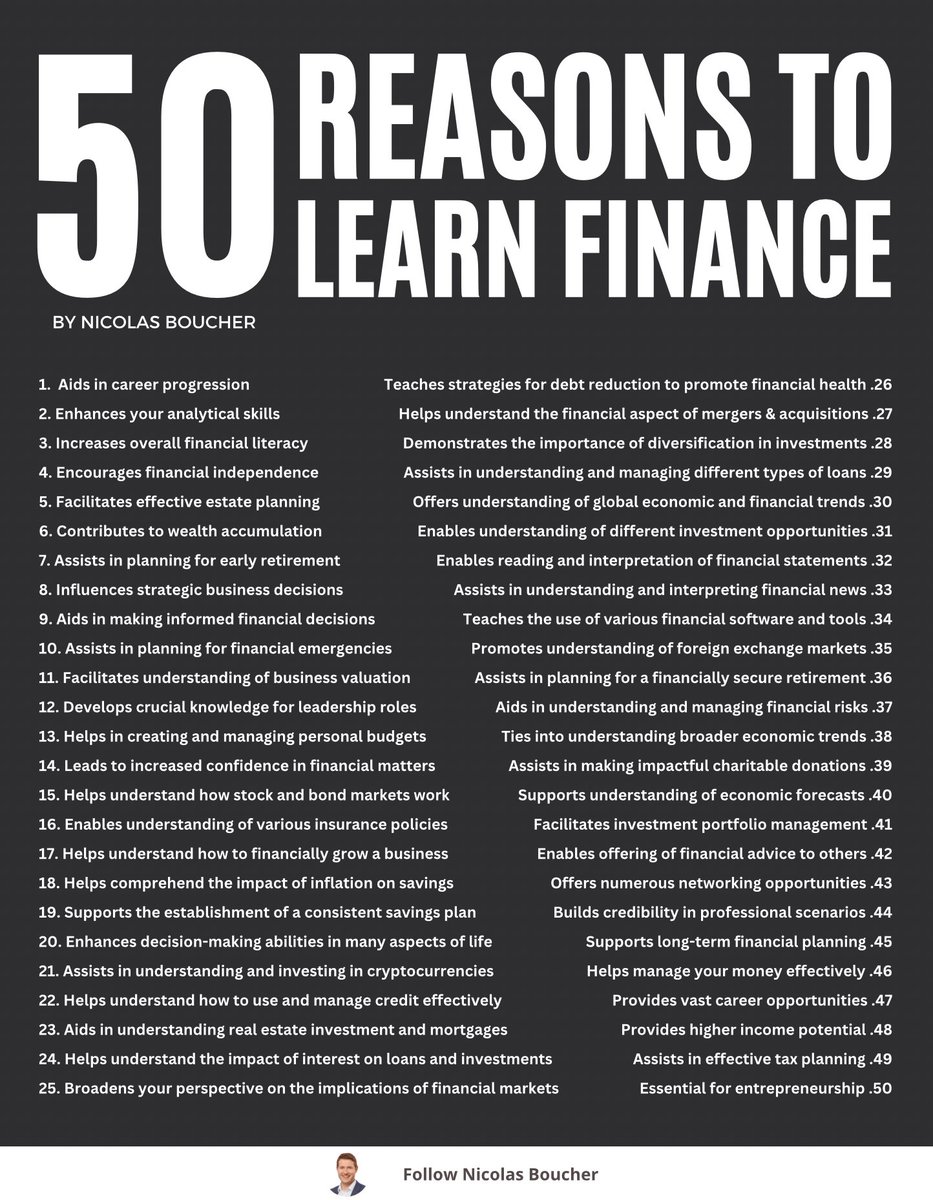 You really think Finance is useless? Here are 50 reasons why you need it You disagree? Prove me wrong in the comments