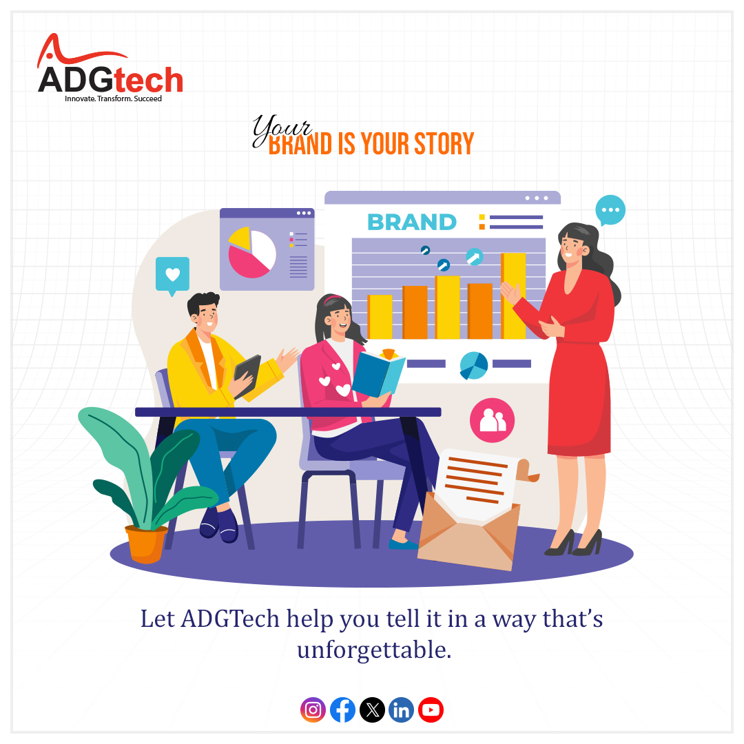 Start your branding journey at ADGtech.

#ADGtech #branding #BrandStorytelling #UnforgettableBrand