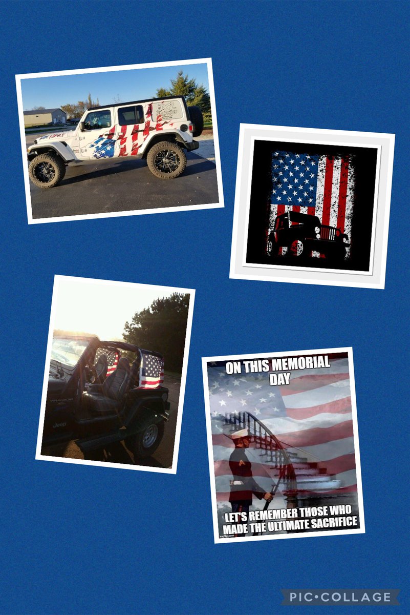 Good morning Jeep Mafia ✌️ #MemorialDay is a day to remember those who made the ultimate sacrifice 🇺🇸 Have a great day out there and be safe. #JeepMafia #Jeep