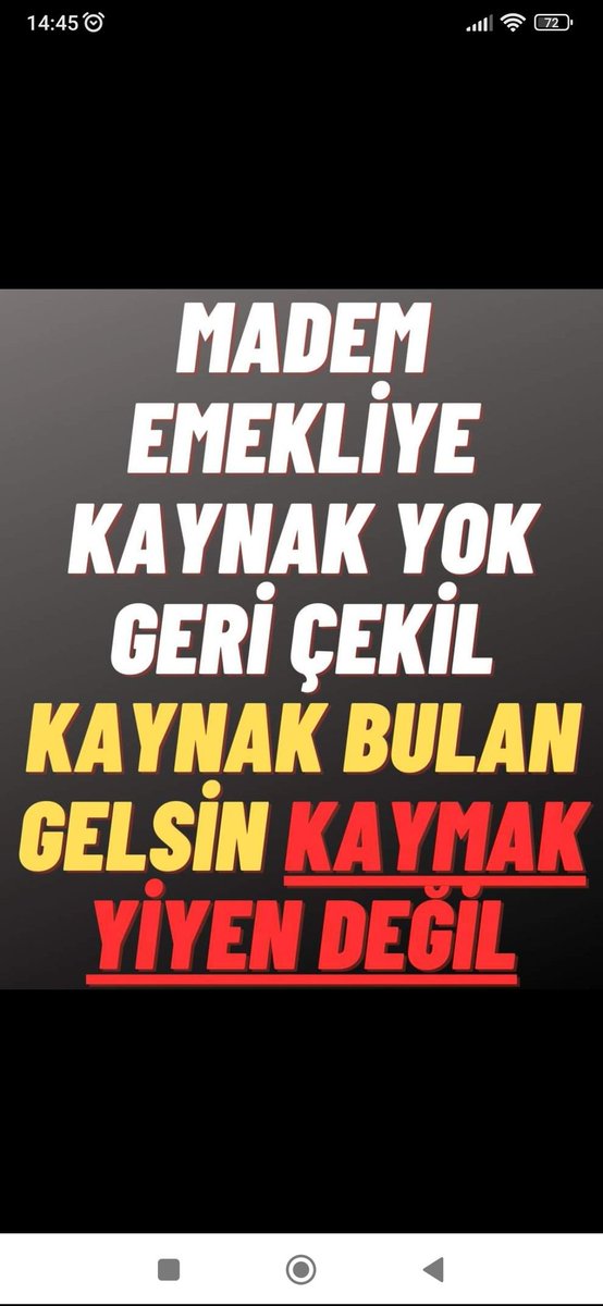 'Erkeğin kalbine giden yol mideden geçer' demişler ya, iktidara giden yol de EMEKLİden geçer. Demedi demeyin. #EmeklidenÖzgüreTeşekkür