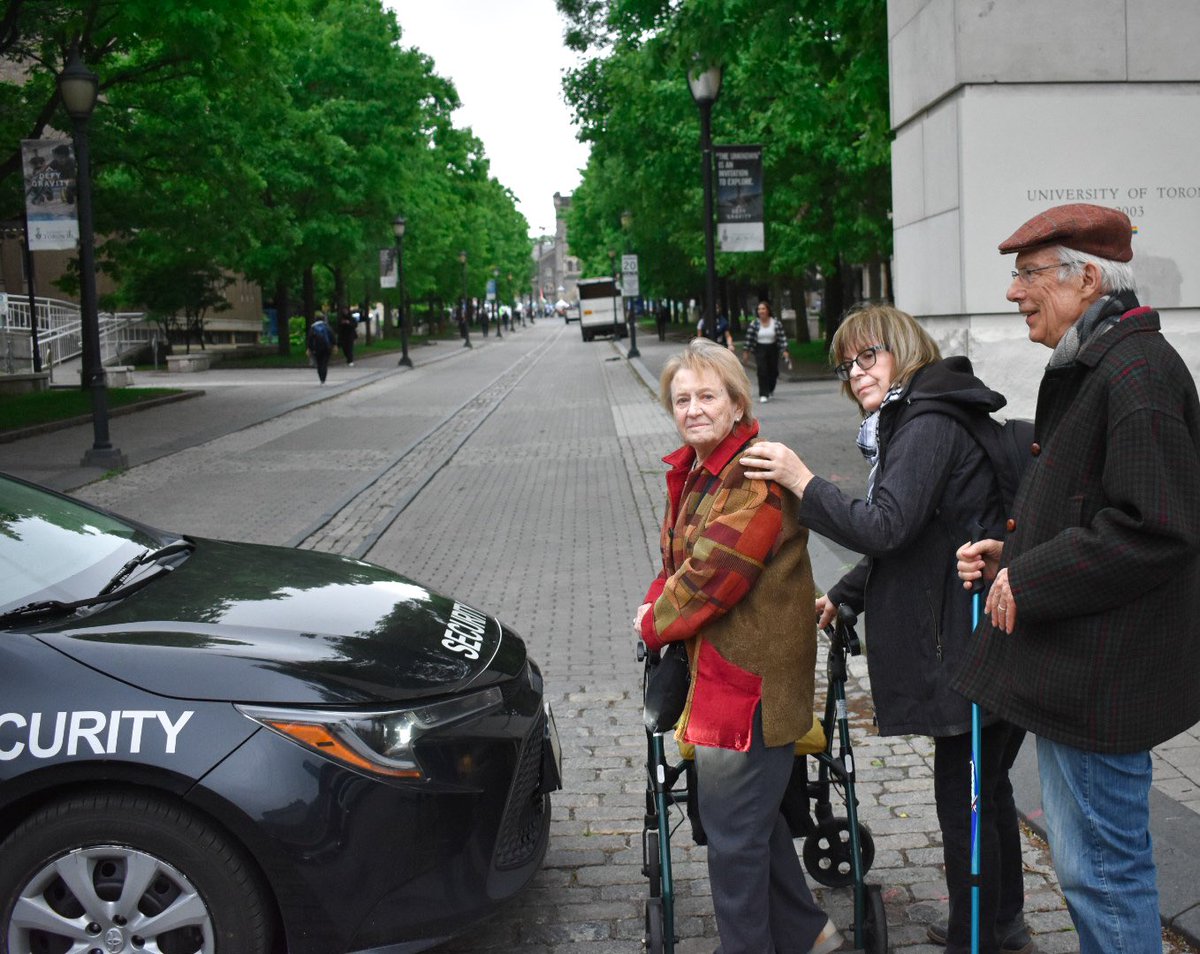 It is outrageous that the University of Toronto will not allow Suzanne Weiss—an 83-year-old survivor of the Holocaust— into King’s College. Campus security blocked entry at every turn, and the campus police forced Suzanne to walk to the encampment.
