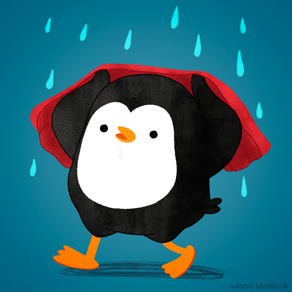 Rainy Days
#ThePenguinsFamily #penguin #rainyday #cute #PenguinsLife #life #cartoon #dailylife #illustrator #ilustracao #kidlitart #kidlitartist #插图师 #企鹅 #插画 #JulianaMotzko