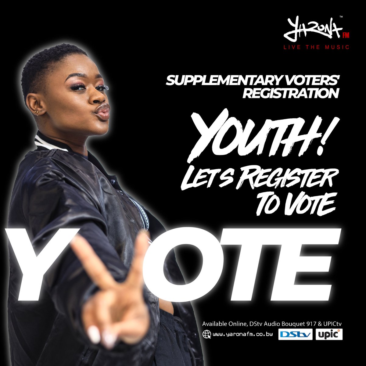 Your Vote, Your Right, Your Responsibility! 🗳️ Register Now! Final day, make it count, fam. #YVOTE #YouthInAction #YaronaFM #25ActsOfKindness #CuddleUpLeRona #Y30Chart