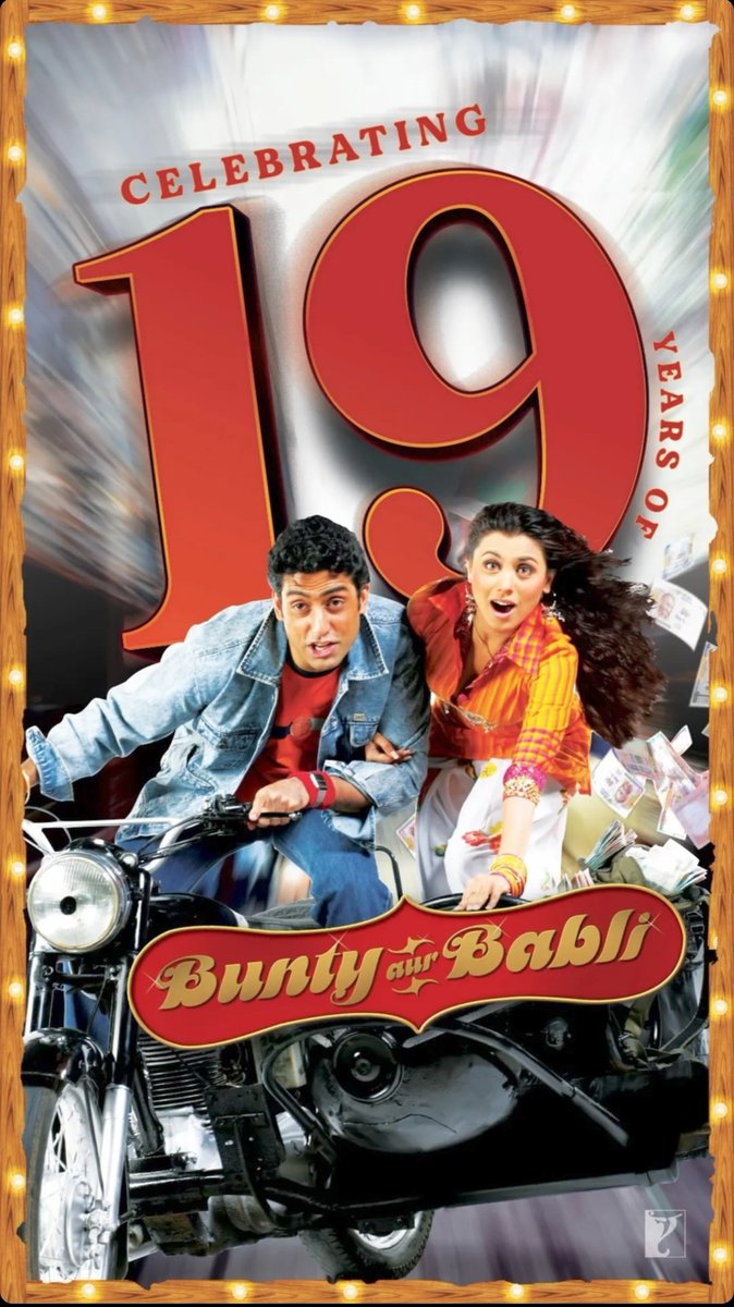 19 Years of #BuntyAurBabli 🎬

#FilmfareAwards 

Music - #ShankarEhsaanLoy 
Lyrics - #Gulzar (Kajra Re)
Singer - #AlishaChinai (Kajra Re) 

Nominations 

Best Film
Actors - #AbhishekBachchan & #RaniMukerji 
Supporting Actor - #AmitabhBachchan 
Lyrics - Gulzar (Chup Chup Ke)