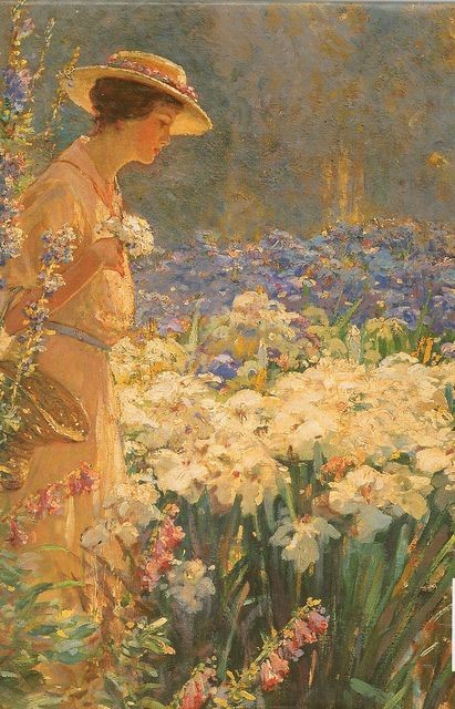 You're only here for a short visit. Don't hurry, don't worry. And be sure to smell the flowers along the way. W.Hagen #GoodAfternoon 🌿🌸🌿 #Artlovers #ProfumoDiVersi #Paintings #Art #Artist Abbott Fuller Graves