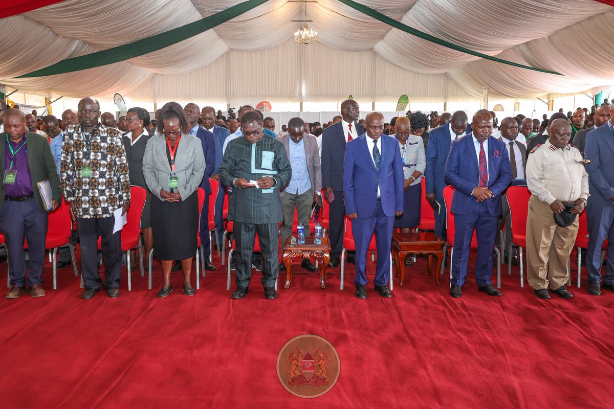 The government has implemented significant measures to transform agriculture by offering high-quality, affordable resources. PS @DrRonohpaul in company of Govn's @SpeakerKLusaka & @BarasaFernandes officially opened the 2024 Pre-Madaraka Day Thematic week!!