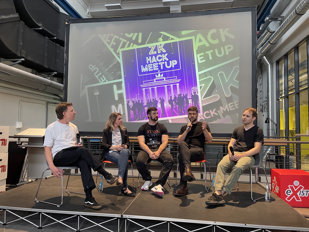 PolyGuildBLN's tweet image. It was great to connect with incredible builders and hackers at the @zkhack during @BerBlockWeek  ⚡️️
√ Learning
√ Networking
√ Entertaining
A big thank you to everyone who showed up! 🫶
Stay tuned for more highlights and videos from #ZkHackMeetup Berlin! 📷