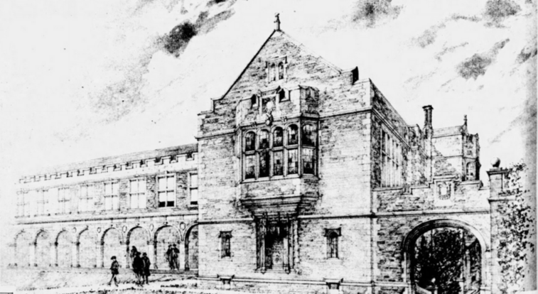 HilltopperBlog's tweet photo. Dunker Hall was named for Charles Dunker Jr, a @WashUAlumni and Captain of the 340th Field Artillery division in WWI who was killed in a battle in Thiaucourt-Regnieville, France. 

Dunker ran track for @WashU_XCTF and was a writer and editor in chief of @studlife. #MemorialDay https://t.co/xliN5GcInG