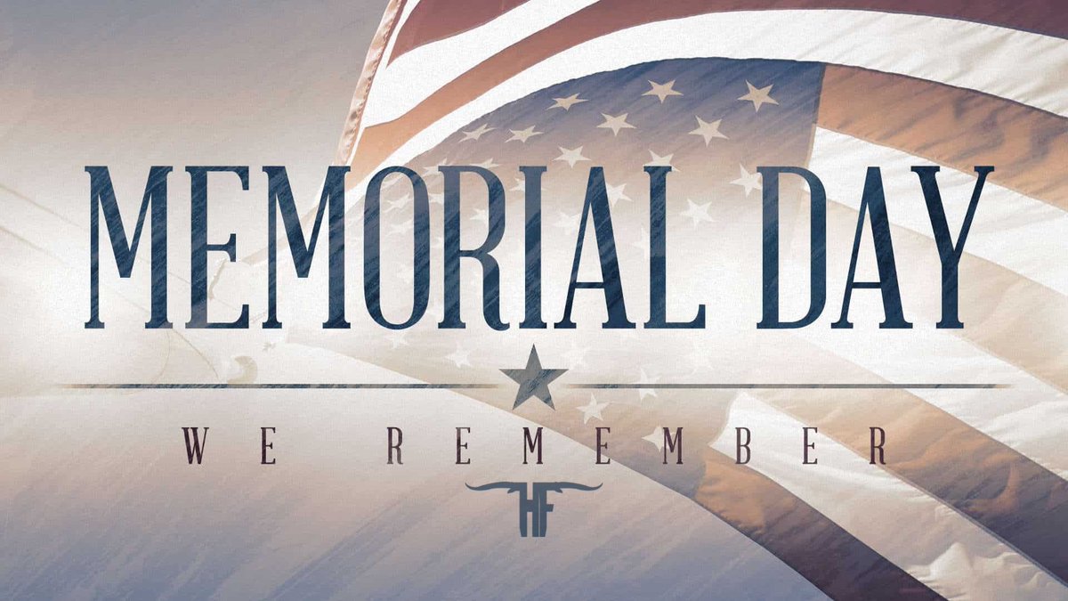 MEMORIAL DAY 🇺🇸 Today, we remember and honor those who made the ultimate sacrifice. We're forever grateful. Friendly Reminder: All Hamshire-Fannett ISD campuses and offices will be closed today in observance of Memorial Day. #WeAreHFISD #HornsUp #MemorialDay