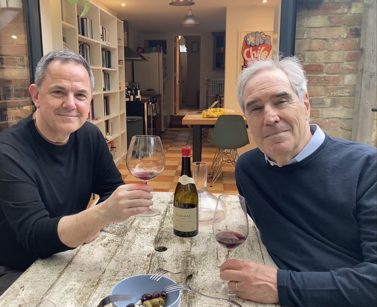 With the great ⁦@M_Ignatieff⁩ who has been an amazingly wise and supportive chair of ⁦@EthicsInAI⁩’s Advisory Council.