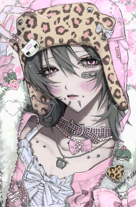 「animal print hood」 illustration images(Latest)