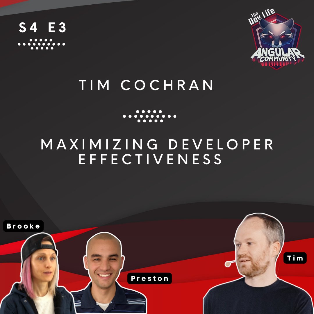 Join us as we chat with Tim Cochran from Amazon to learn how teams can optimize #DevX at their company. We'll talk feedback loops, cognitive load, flow state, and so much more! #Angular #ngconf

🍎apple.co/4bWL9in
🟢spoti.fi/4dVJj2O