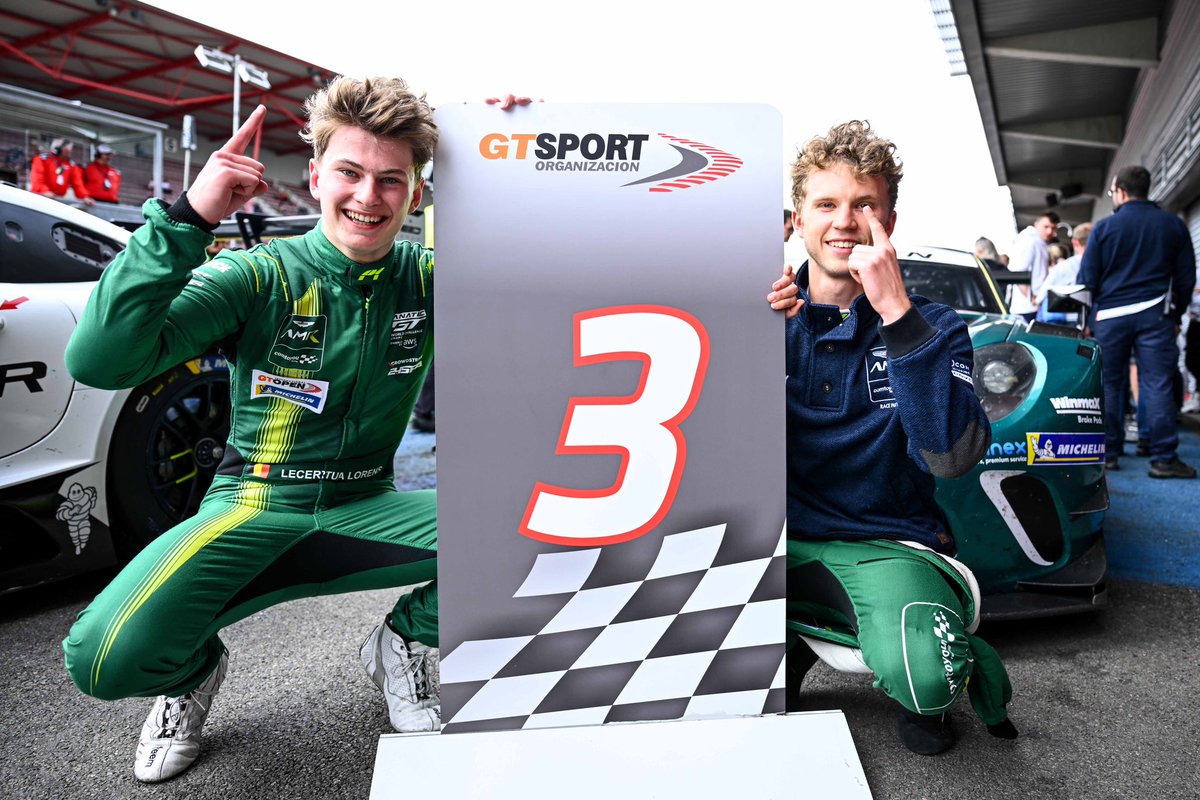 Young chargers. ComToYou Racing clinched third place on the new Aston Martin Vantage GT3’s GT Open debut at Spa Francorchamps, thanks to Belgian teenagers Matisse Lismont and Lorens Lecertua. #AstonMartin #Vantage #GTOpen