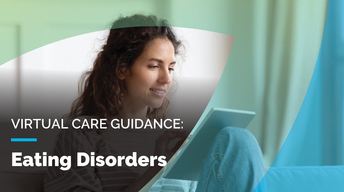 We’ve created new guidance to support clinicians in delivering virtual care to people living with eating disorders and related symptoms: ow.ly/4GF950RWutJ