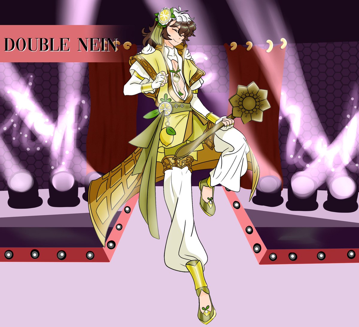 tellpersonajito's tweet photo. ･:*+.Double Nein 

　　　　　　　　　Limon:+ https://t.co/0ynOqE0NNJ