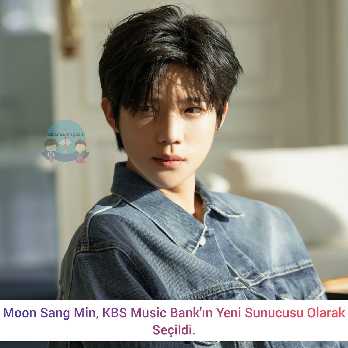 #MoonSangMin, KBS #MusicBank'ın Yeni Sunucusu Olarak Seçildi. 31 Mayıs 2024'ten itibaren #LE_SSERAFIM #HongEunChae ile gösteriye liderlik edecek.