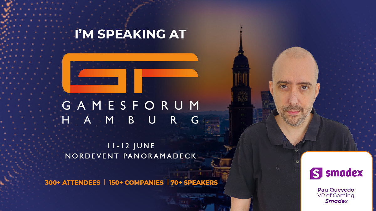 📢 Pau Quevedo from @smadex is speaking at Gamesforum Hamburg 2024! 🚀 🎮 Pau, VP of Gaming, specializes in Gaming and DSP, leading the Data Analytics team to boost DSP performance. 🎯 🎟️👉 eu1.hubs.ly/H09hSsx0 #mobilegaming #mobilemarketing #useracquisition #admonetization