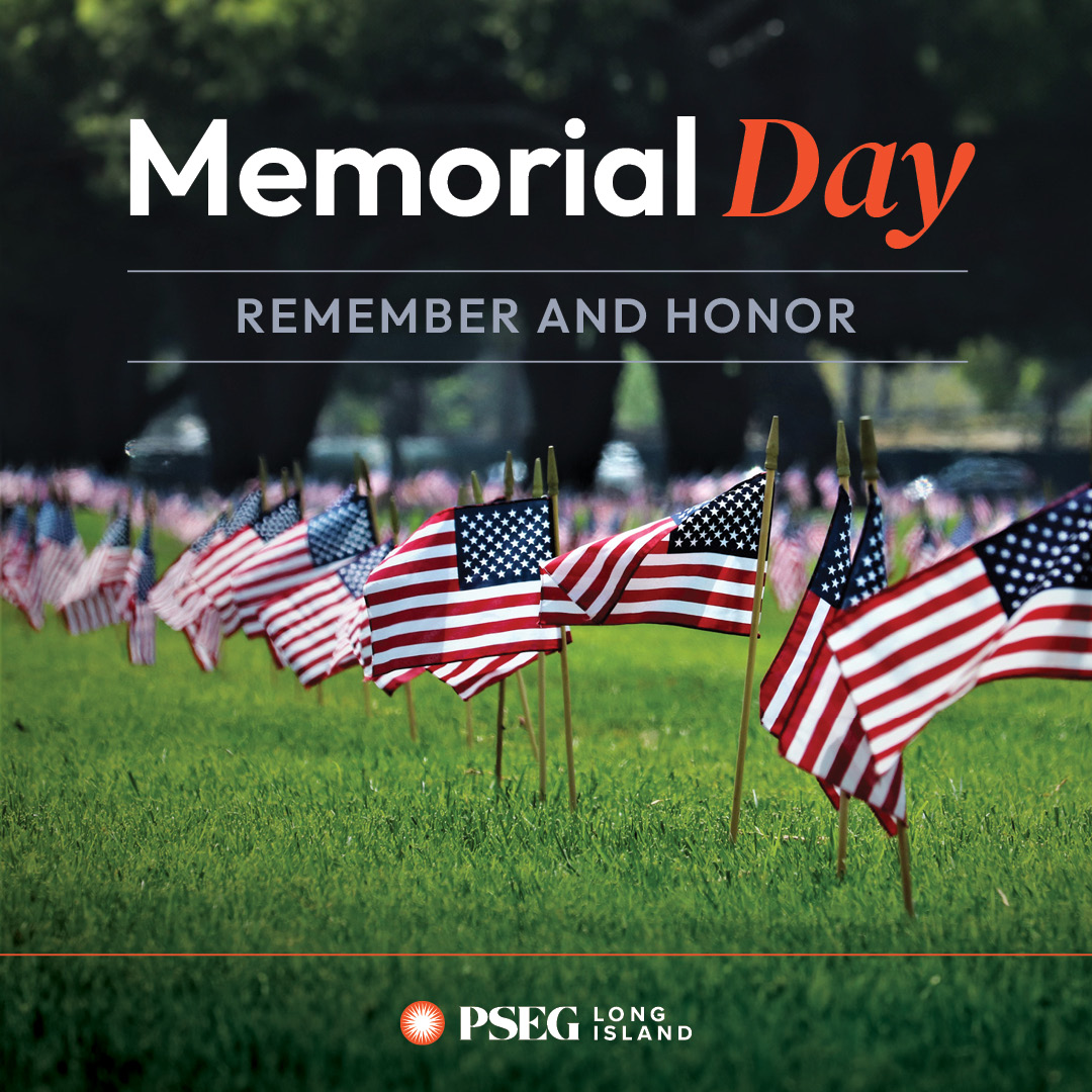 Home of the free, because of the brave. On #MemorialDay, we honor and remember all of those who paid the ultimate sacrifice. 🇺🇸 Our social media team will be available for electrical emergencies only between 9AM-6PM. #MDW