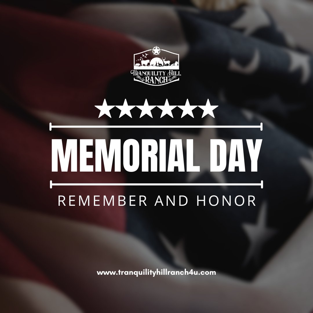 Thillranch4u's tweet photo. Today, we honor and remember the brave men and women who made the ultimate sacrifice for our freedom. Their courage and sacrifice will never be forgotten. 🇺🇸 #MemorialDay #HonorTheFallen #NeverForget https://t.co/JsIuB6ZRyk