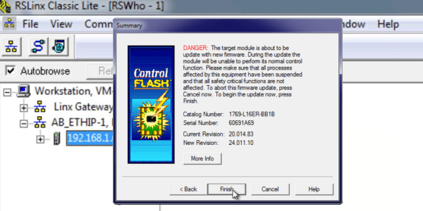 InsightsInAutom's tweet photo. #CompactLogix TAB Tip 30: How to flash CompactLogix Firmware over Ethernet -> https://t.co/Yh6SVMy7tG
#Automation #RockwellAutomation #TheAutomationBlog https://t.co/zMudwsCdyI