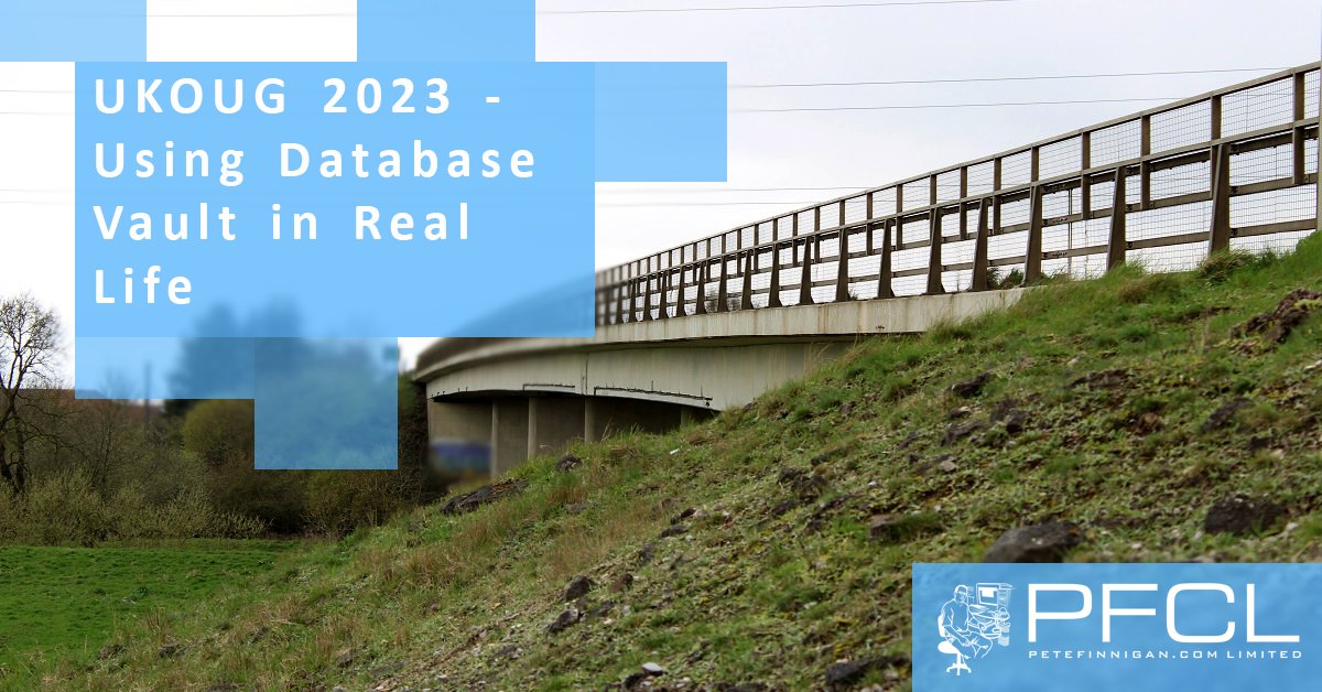 petefinnigan's tweet image. Database vault is a great product but before implementing it you must secure the core database. - petefinnigan.com/weblog/archive… -

#oracleace #databasevault #UKOUG