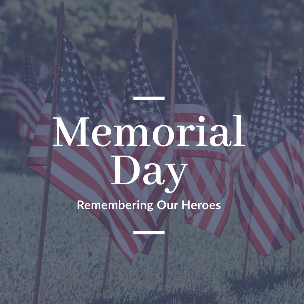 Today we mourn those who have fallen while serving our country and honor their ultimate sacrifice.