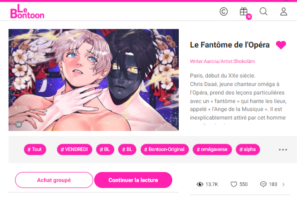 shoko_lam's tweet photo. [Phantom of the Opera] - Where to find it
Original, uncensored in French: https://t.co/fq4WflISII
Translated in korean &amp; censored: 
https://t.co/K9s5zwexIs
https://t.co/W9nbOkLzZj https://t.co/0Q8E5FPVo8