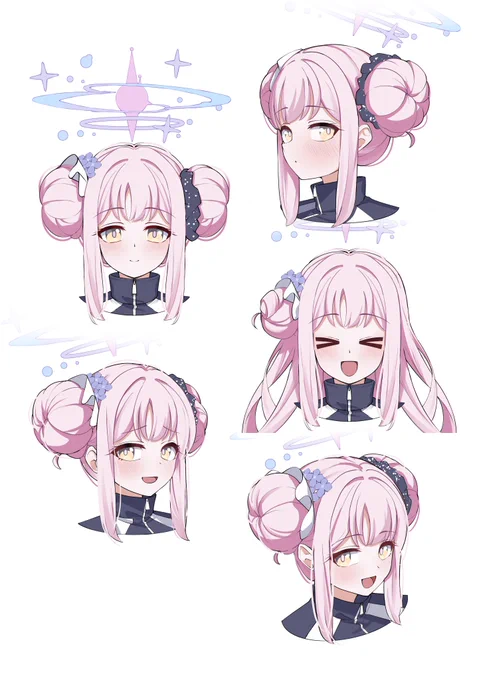 ミカのお顔まとめセット#ブルアカ #BlueArchive 