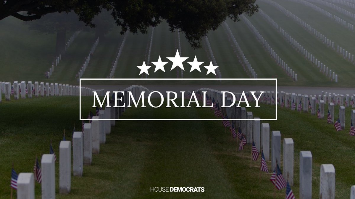 Memorial Day honors the selfless Americans who made the ultimate sacrifice in service to protect our nation and defend our democracy.   On this solemn day and every day, we remember our fallen heroes and offer our gratitude and deepest respect to them and their loved ones.   As
