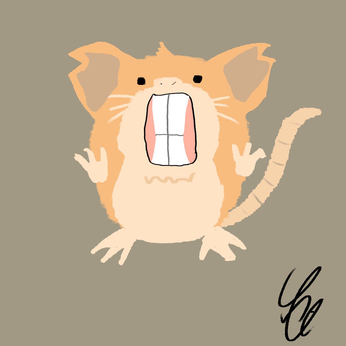 iwashillust's tweet photo. No.0020
ラッタ

#ポケモン
#pokemon #イラスト #illustlation #1日1絵 #絵柄が好きっていう人にフォローされたい #ポケモン絵師 https://t.co/kXchTKw7dj