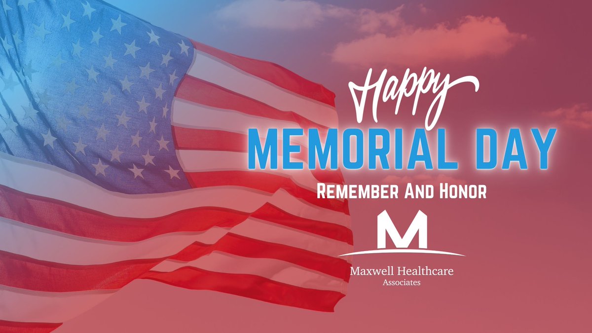 Today we remember and honor the courageous heroes who have selflessly served our nation. Happy Memorial Day! 

#MemorialDay #MemorialDay2024 #ThankYou #Honor #WeRemember #VeteranOwned #HomeCare #Hospice #HomeHealth #MHA #MHARocks #MHADifference #MaxwellHCA