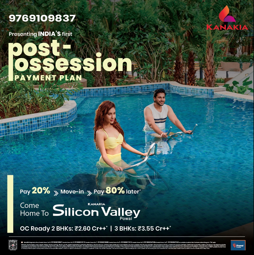 kanakia_spaces's tweet photo. Your dream home awaits at Kanakia Silicon Valley, Powai! 🏊‍♀️🚴‍♂️

🔑 OC Ready 2 BHKs: ₹2.60 Cr++
🔑 3 BHKs: ₹3.55 Cr++

📞 Call us at 9769109837 to book your dream home now!

#KanakiaSiliconValley #LuxuryLiving #PostPossessionPlan #MoveInNow #RealEstate #DreamHome #MumbaiLiving https://t.co/OQvbVezzC9