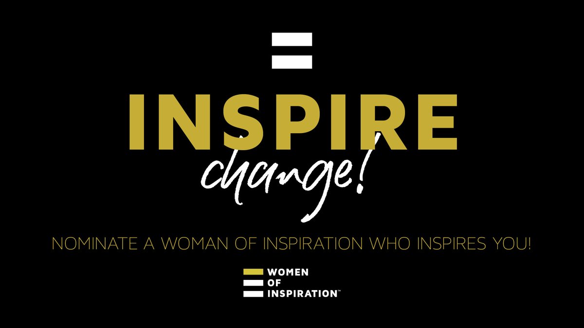 Recognizing the achievements of role modesl who lead, inspire and motivate and pave the path for others to follow. ? Nominate a Woman of Inspiration™ 365 Days! ►bit.ly/3dmM16X #womenofinspiration