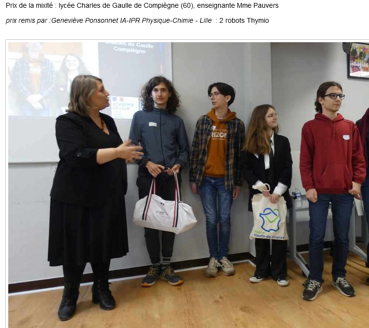 LyceeCharles's tweet photo. [LE LPO CDG A LA FINALE DES OLYMPIADES NSI]
36 établissements, 485 participants ! Le 11/04, lors de la finale : l'équipe des "Margoulins" du LPO a reçu le prix de la mixité, le 3è prix par équipe et 2è prix de la communication.
https://t.co/WgtQEMz9iX
@acamiens @hautsdefrance https://t.co/hOqoJ7sD89