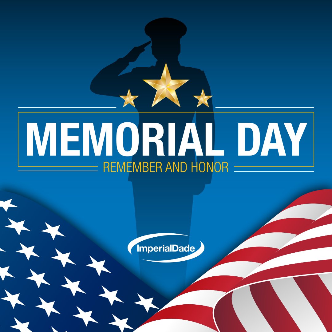 This Memorial Day, we remember and honor those who have died while serving. 

#MemorialDay