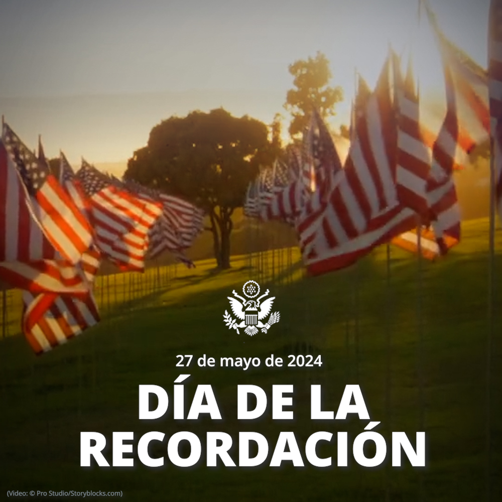Estados Unidos rinde homenaje a los soldados caídos en el Día de la Recordación. Hicieron el máximo sacrificio al servicio de su nación y la democracia, hoy y siempre honramos su memoria. #MemorialDay
