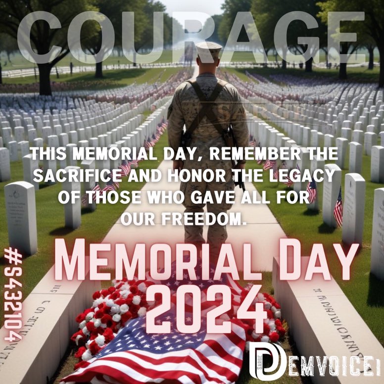 #USDemocracy #DemVoice1 This Memorial Day, perhaps more than any other, we remember how precarious our democracy is, as we watch those who call themselves 'patriots' work to destroy it from within. Some gave all. Don't let their sacrifice be mocked by a draft-dodging liar who