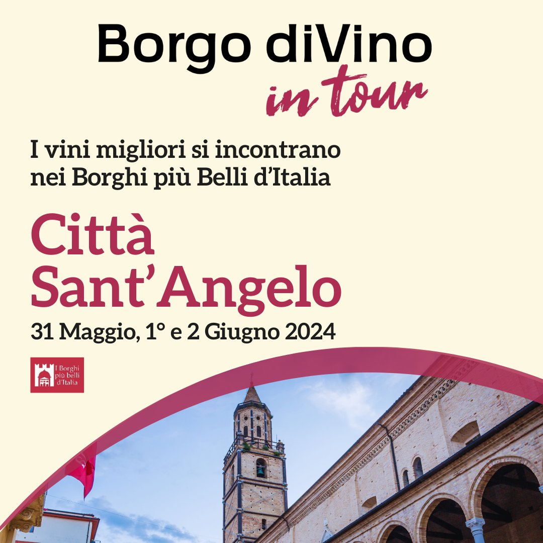 #Weekend all'insegna del buon vino e dei prodotti tipici del #MercatoItalianoBorghi: dal #31maggio al #2giugno #BorgodiVino torna a #CittaSantAngelo, pittoresco #borgo con un panorama che spazia dalla #Majella alla costa adriatica #borghi #Italia #Abruzzo
shorturl.at/apuEy