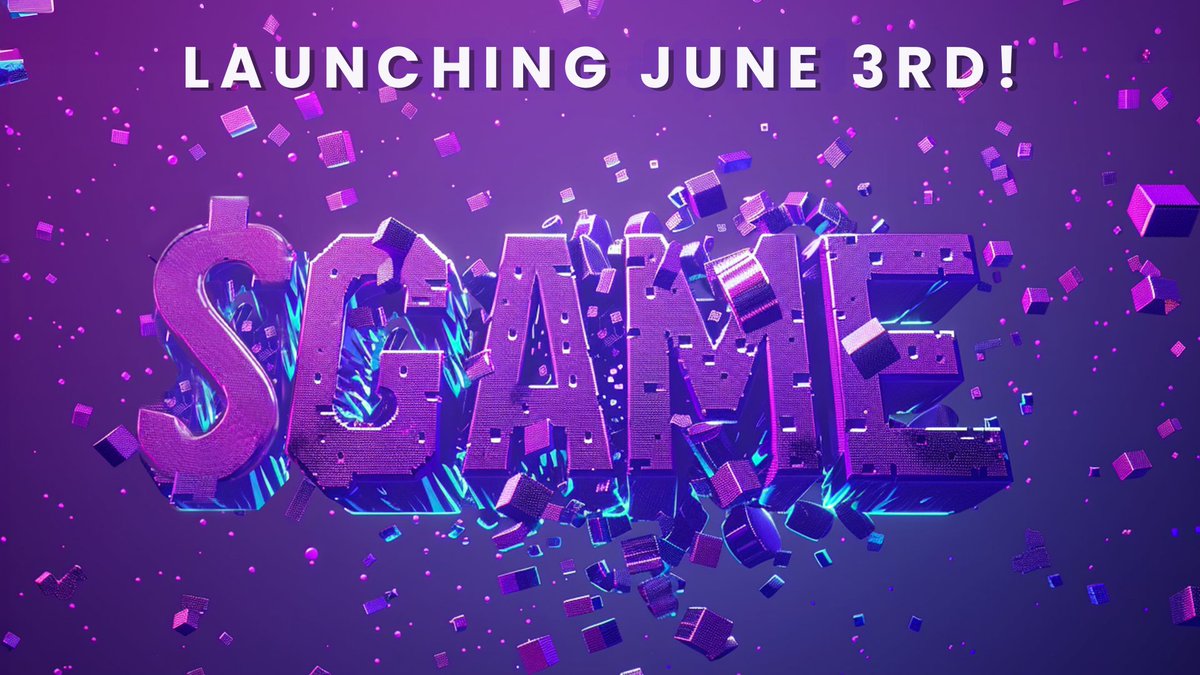 THE WAIT IS ALMOST OVER! ⌛️ We're thrilled to announce that $GAME will officially launch on Monday, June 3rd! 🔥 Are you ready to #GetGame? 🫵 Join us in transforming the world of #FantasySports 🏆 Mark your calendars & stay tuned for more details! 👀 #GameOn #OnArbitrum