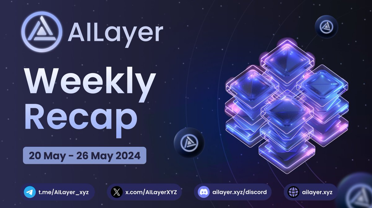 🗓️ Weekly Recap of #AILayer

May 20th - 26th was full of excitement and progress! 🔥

🧵 1/5 Achievements

📈 Reached a TVL of $700+ million.
🔍 Comprehensively audited by @scalebit_.
📌 Listed on Ultimate Web3 AI Map by @DIAdata_org.

#AI #Bitcoin #Layer2