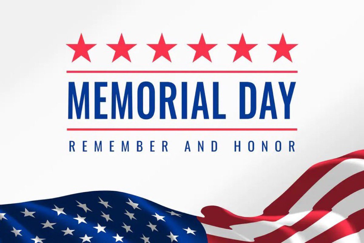Together we pay homage to those who’ve given us our freedom #MemorialDay
