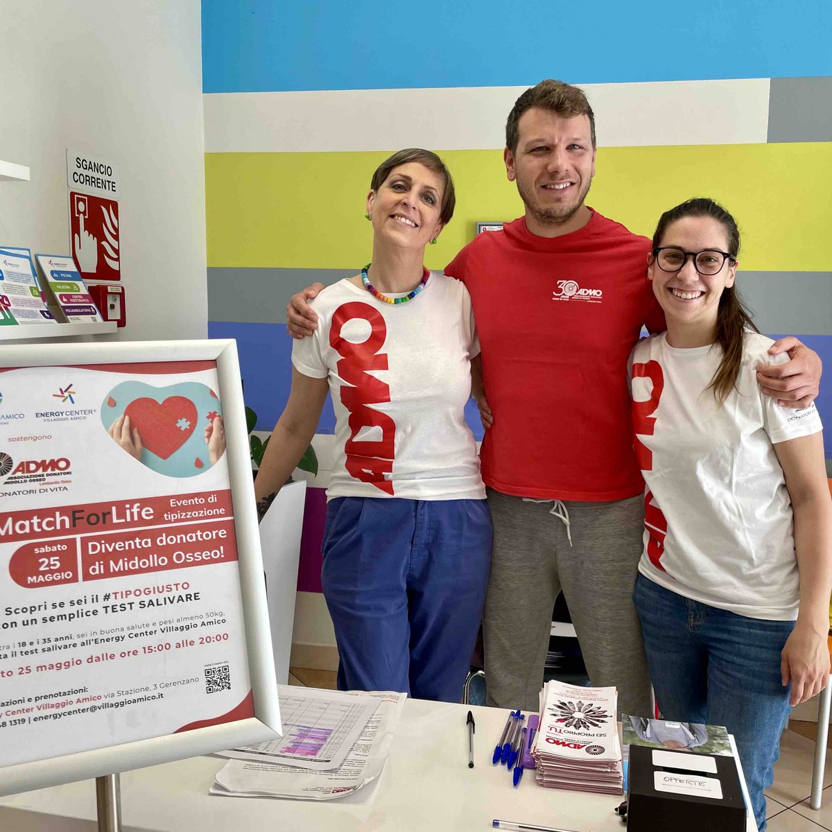 VillaggioAmico's tweet photo. Grazie ai volontari @Admo_Lombardia e ai tanti giovani che sabato sono stati con noi all’Energy Center di Villaggio Amico per tipizzarsi diventando donatori di midollo osseo! 
Fai come noi di Villaggio Amico, segui e sostieni @ADMOitaly
#admo #villaggioamico #tipigiusti https://t.co/y0oGUpPpDK