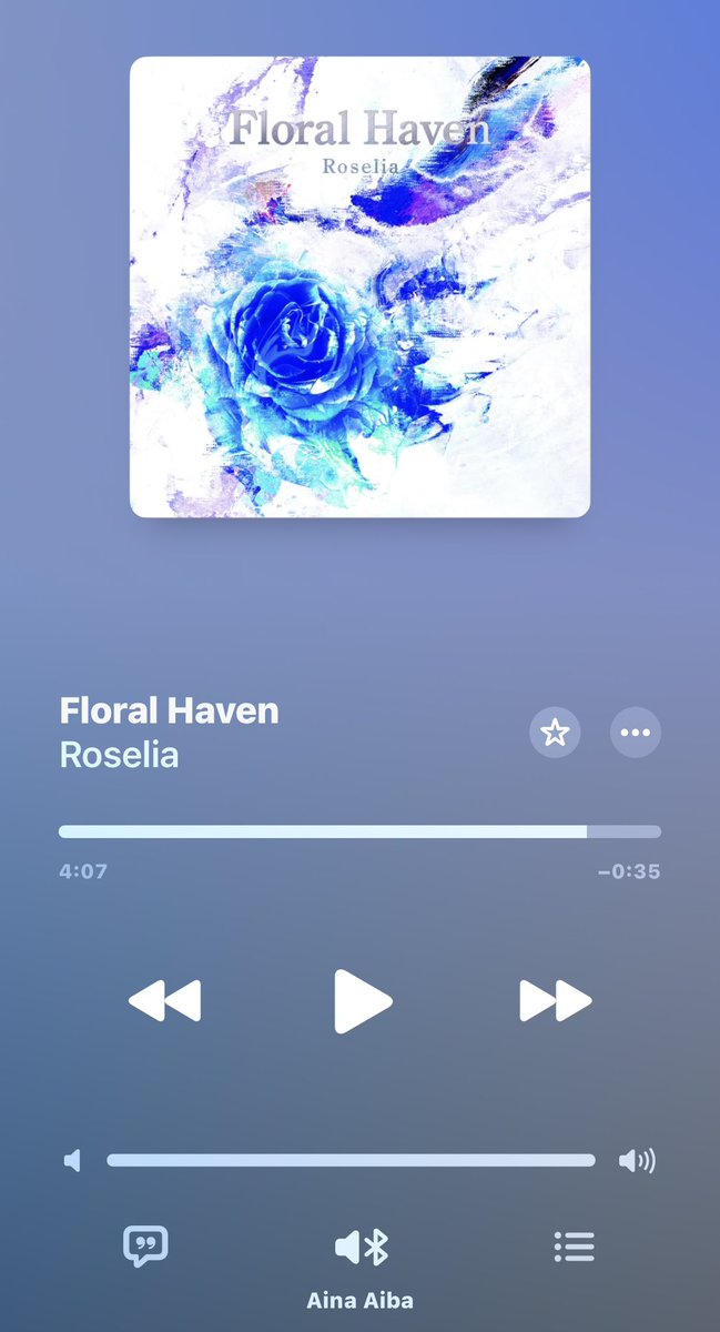 Roselia「Floral Haven」 が先行リリースされました✨ この曲を聴いてなにを感じるか。 一つ一つの旋律が歌詞がとても沁みます！ 6月26日(水)にリリースされる Roselia3rd Album 「Für immer」にも収録されますが、 是非！先にチェックしてくださいね🌹💙 #バンドリ #ガルパ #Roselia #FloralHaven