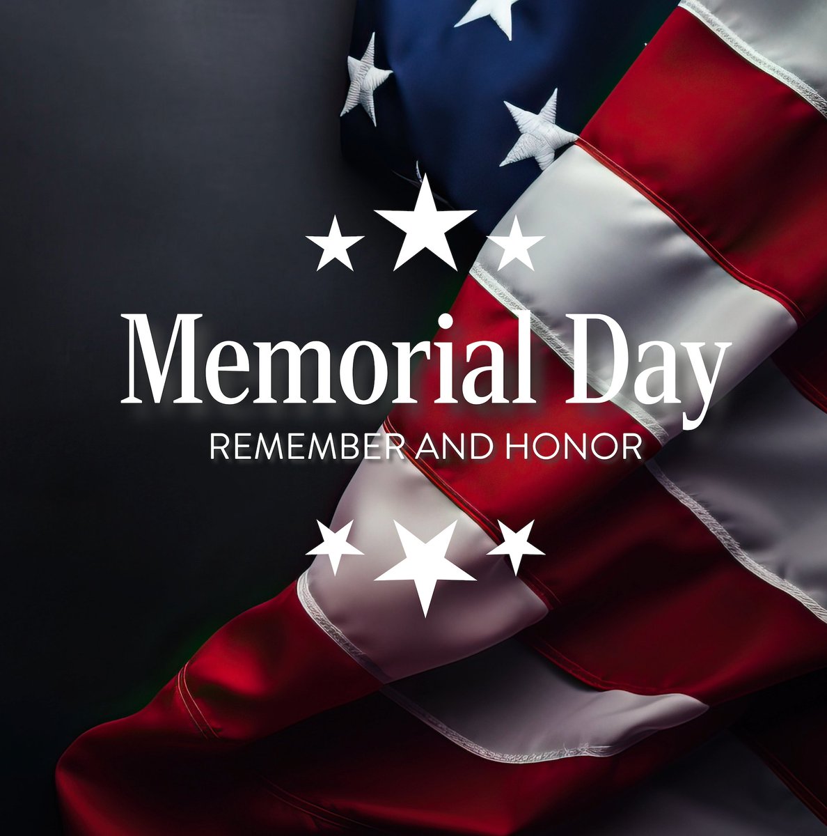 On this Memorial Day, we honor the men and women who made ultimate sacrifices for our country. Have a beautiful Memorial Day!