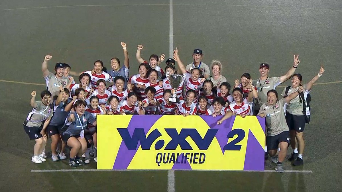 planetsurf15's tweet image. 女子日本代表 #ARWC2024 優勝、#RWC2025＆ #WXV2 出場権獲得おめでとう